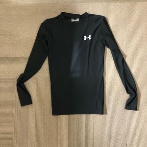 Under armour heat gear long sleeve black shirt